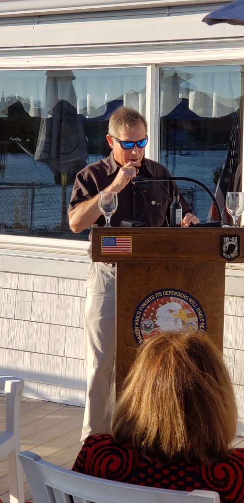 LtCol John Simonetti address the troops at Port 5!